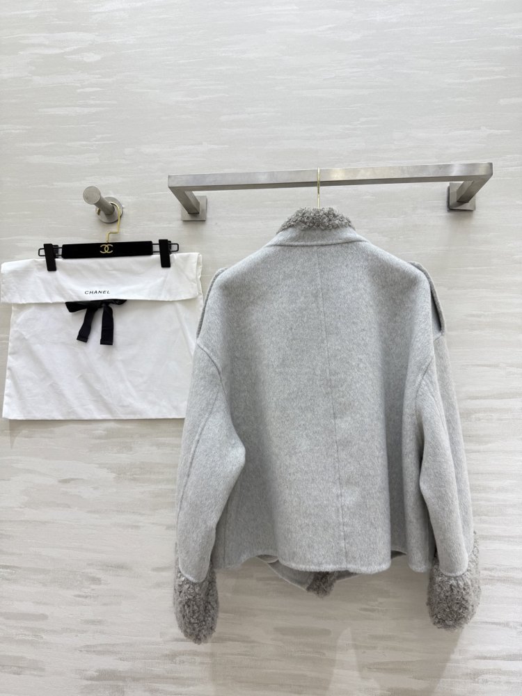 Двустороннее шерстяное пальто фото 7