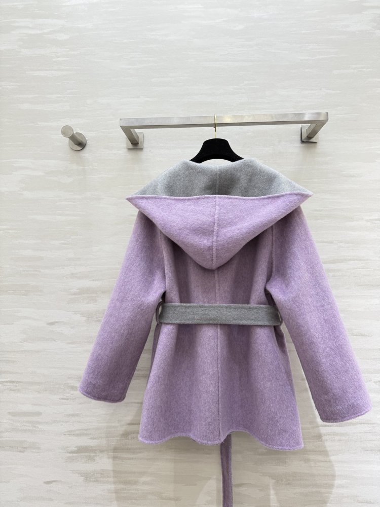 Двустороннее шерстяное пальто фото 7