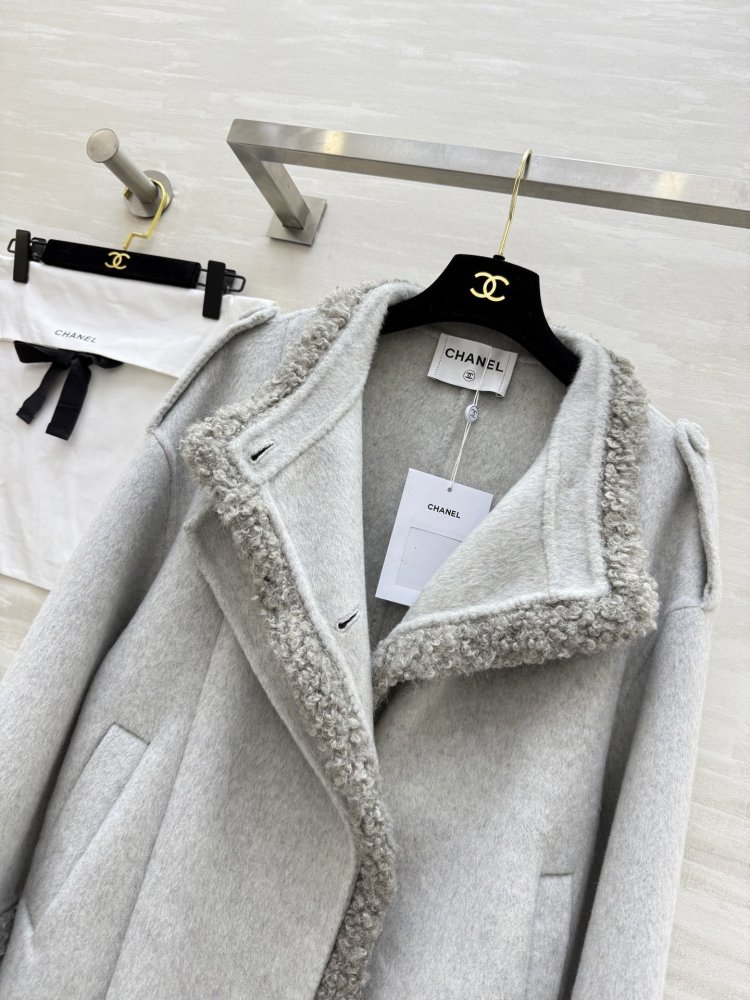 Двустороннее шерстяное пальто фото 8