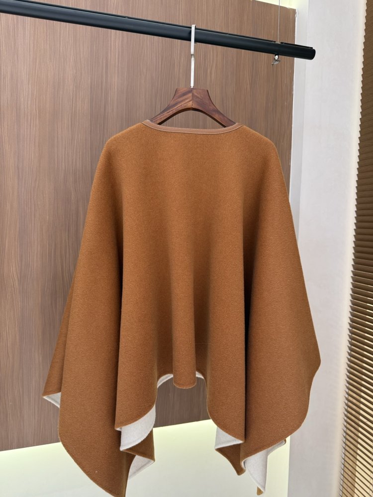 Двусторонний кашемировый плащ фото 4