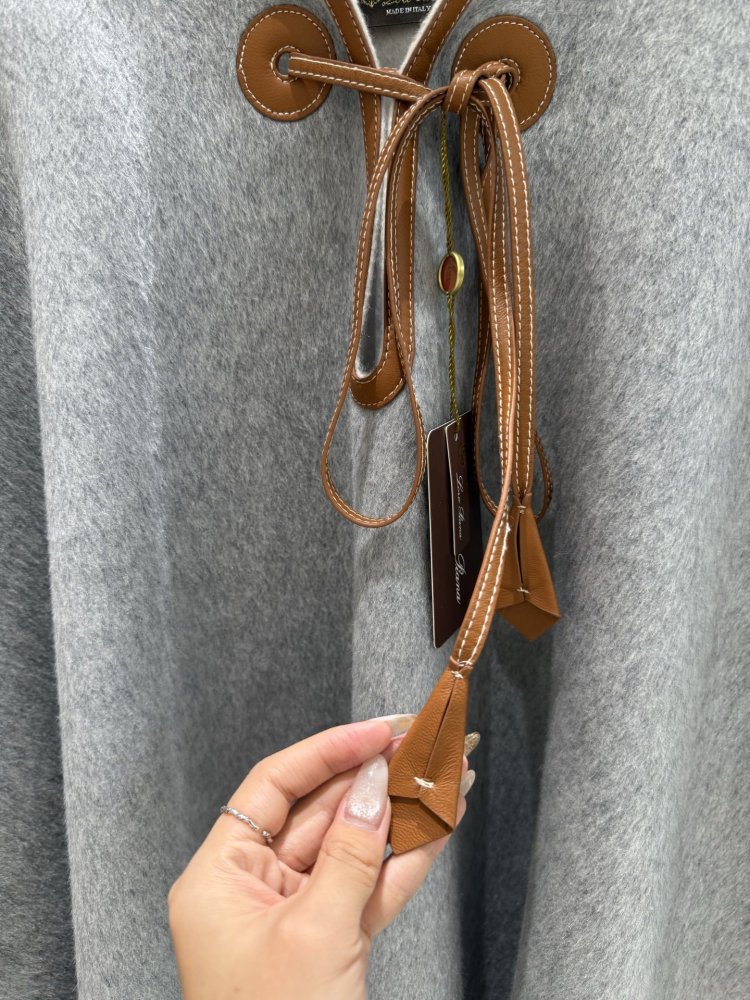 Двусторонний кашемировый плащ фото 7