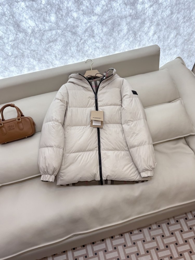 Двусторонний пуховик с длинными рукавами фото 3