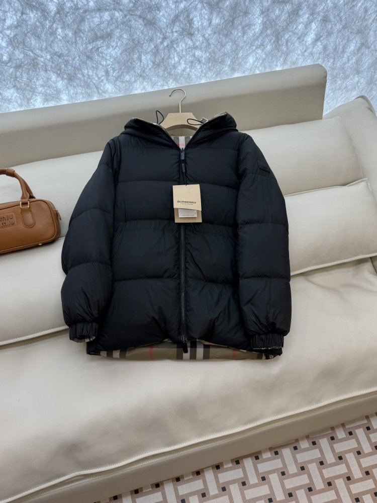 Двусторонний пуховик с длинными рукавами фото 3