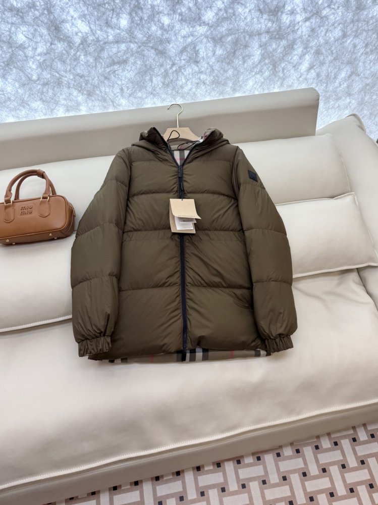 Двусторонний пуховик с длинными рукавами фото 3