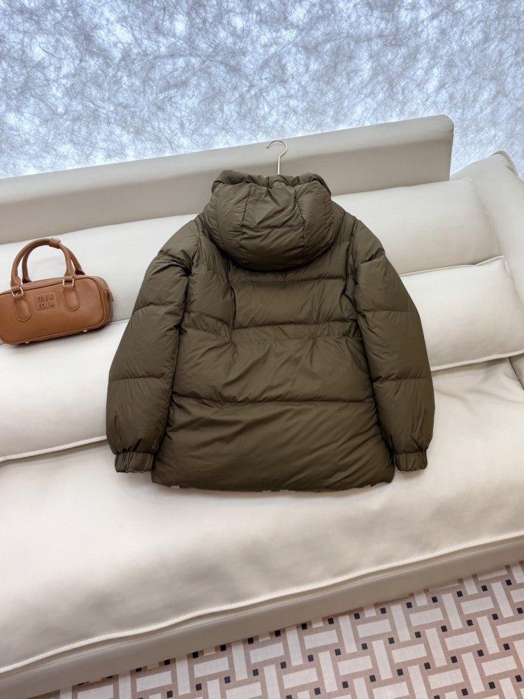 Двусторонний пуховик с длинными рукавами фото 6