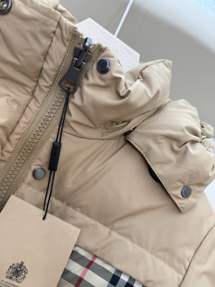 Двусторонний пуховик с длинными рукавами фото 7