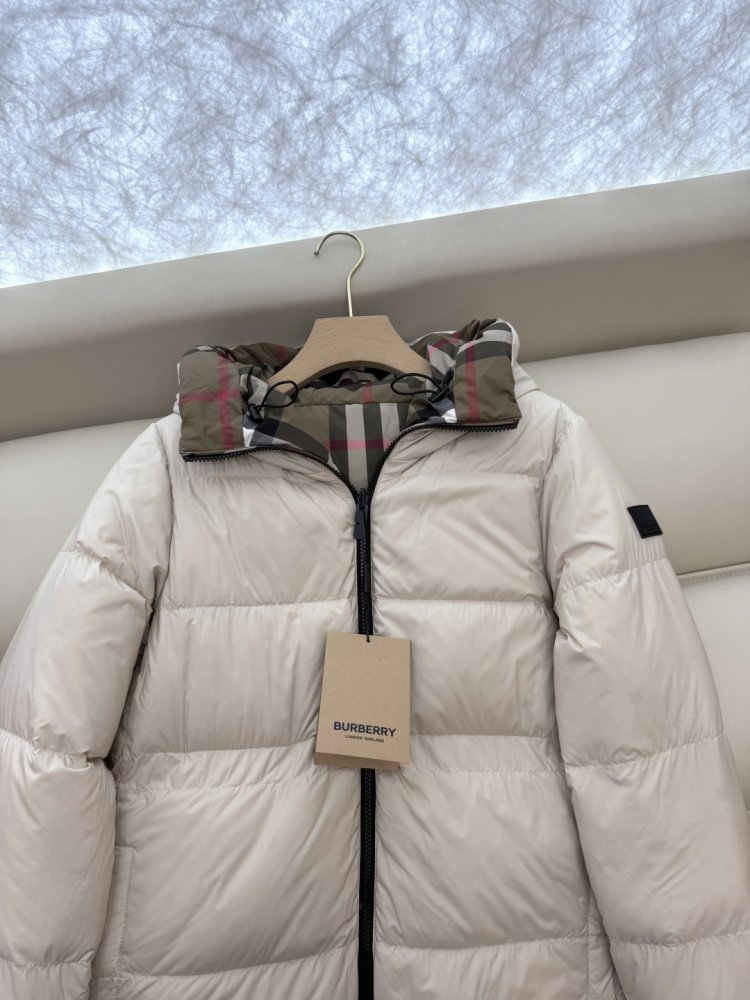 Двусторонний пуховик с длинными рукавами фото 7