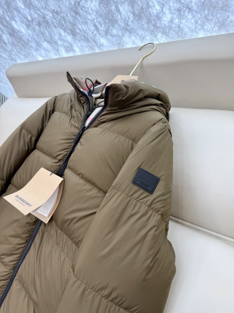 Двусторонний пуховик с длинными рукавами фото 7