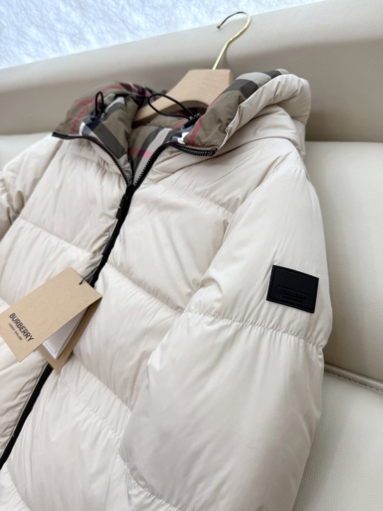 Двусторонний пуховик с длинными рукавами фото 8