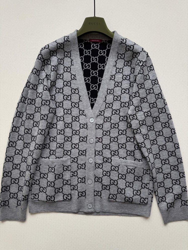 Двусторонний шерстяной кардиган фото 3