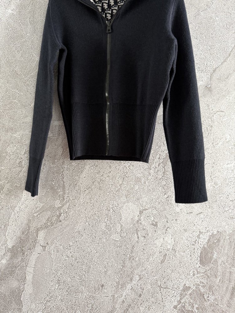 Двусторонний вязаный кардиган с капюшоном фото 7