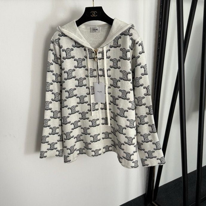 Двусторонняя куртка кардиган с длинными рукавами и капюшоном из кашемира фото 6