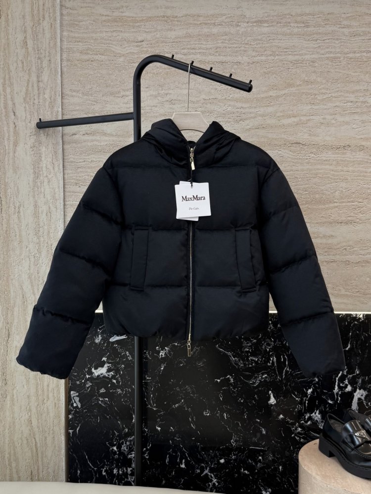 Двусторонняя куртка пуховик с капюшоном