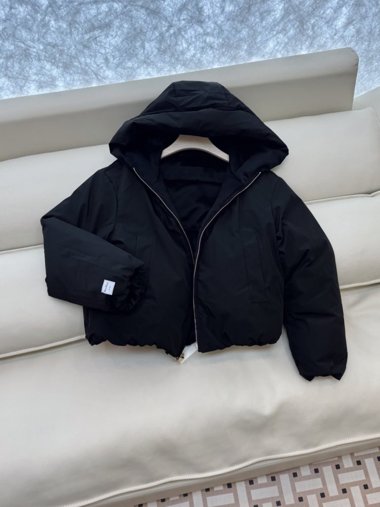 Двусторонняя куртка пуховик с капюшоном фото 6