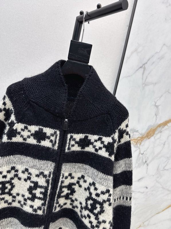 Двостороння вовняна куртка з коміром стійкою фото 5