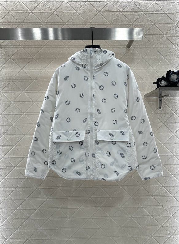 Двусторонняя стеганая куртка со скрытым капюшоном фото 6