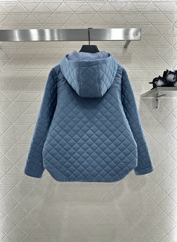 Двусторонняя стеганая куртка со скрытым капюшоном фото 6