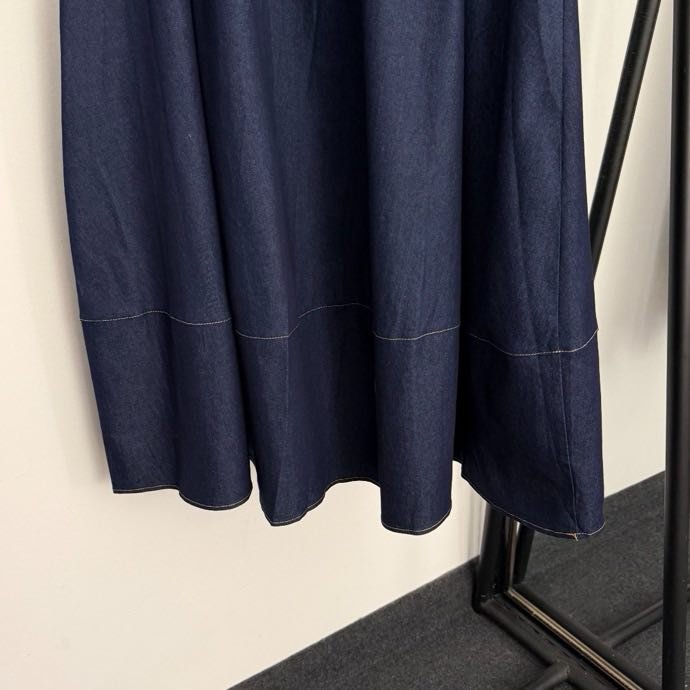 Джинсовая юбка миди фото 3