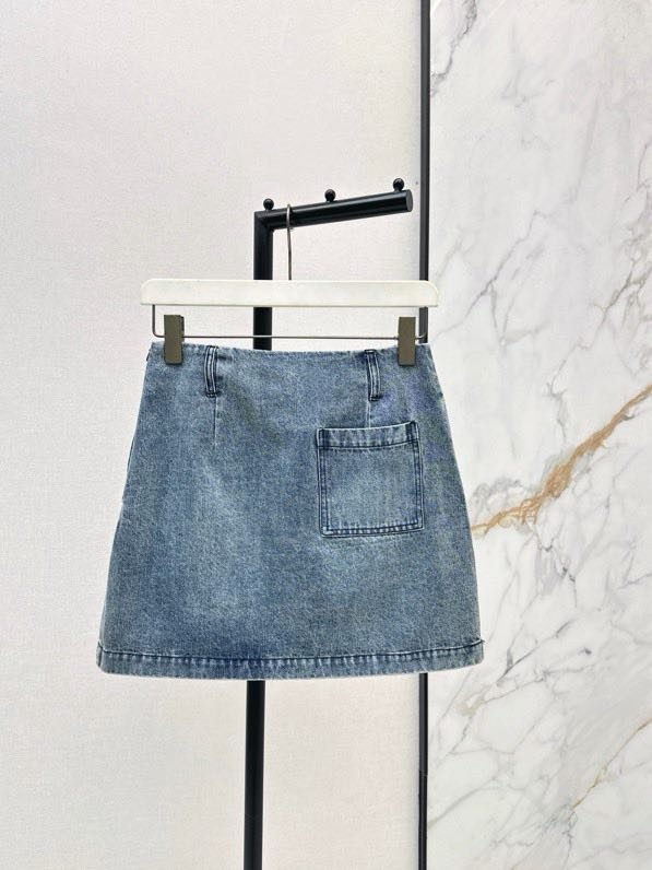 Denim skirt фото 6