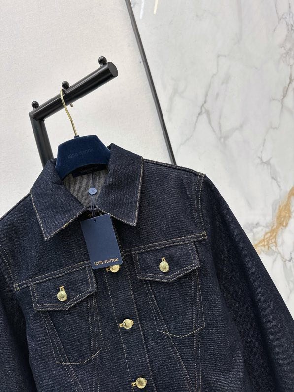 Джинсовая куртка с воротником фото 2