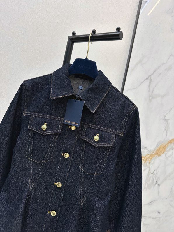 Джинсовая куртка с воротником фото 3