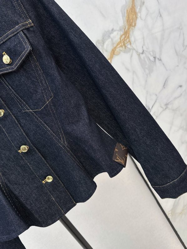 Джинсовая куртка с воротником фото 9