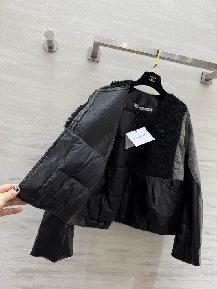 Denim feather jacket women's фото 9