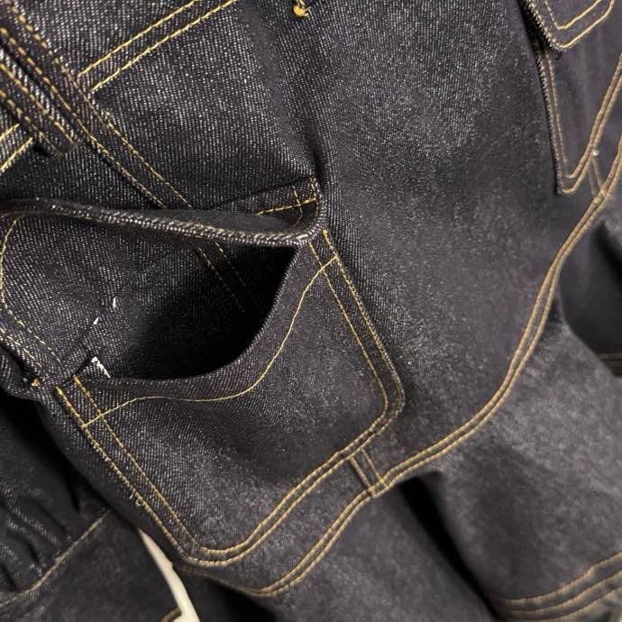 Джинсовое платье с бантом на вороте фото 3