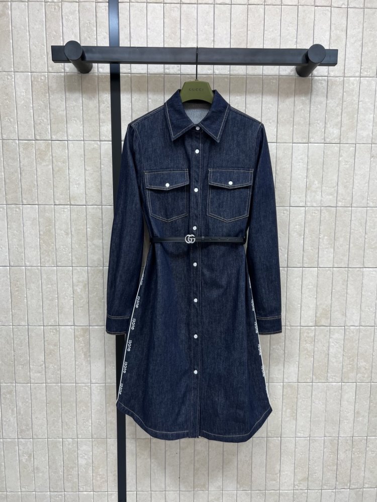 Джинсовое платье