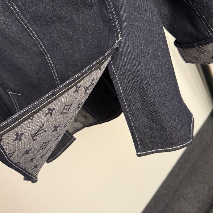 Джинсовый блейзер с длинными рукавами фото 7