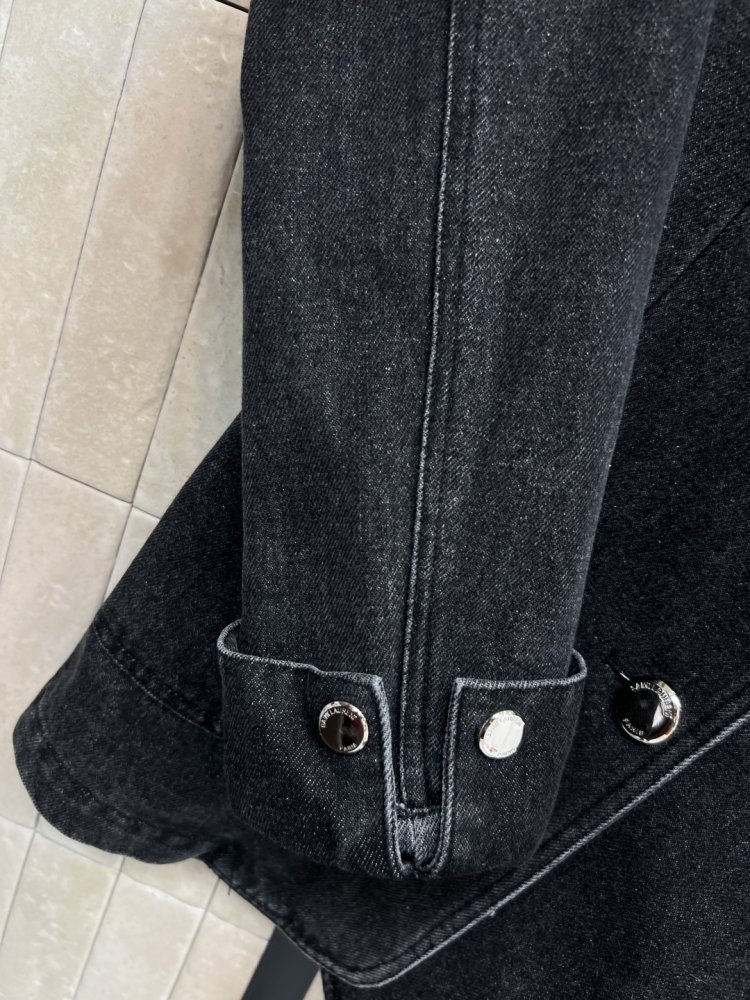 Джинсовый блейзер женский фото 6