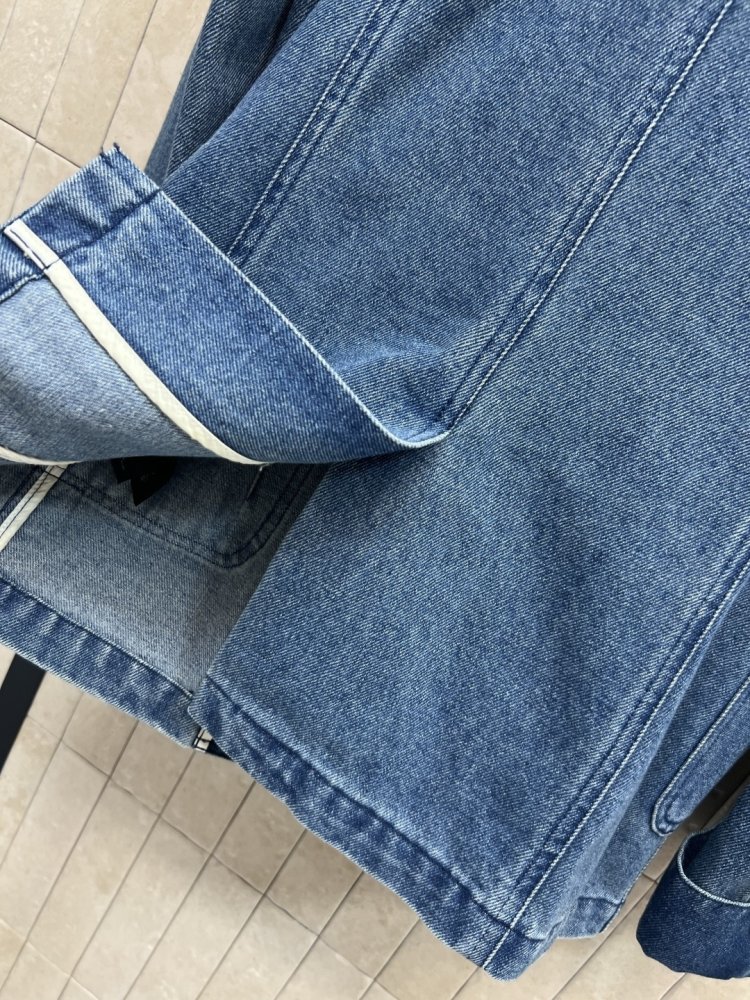 Джинсовый блейзер женский фото 8