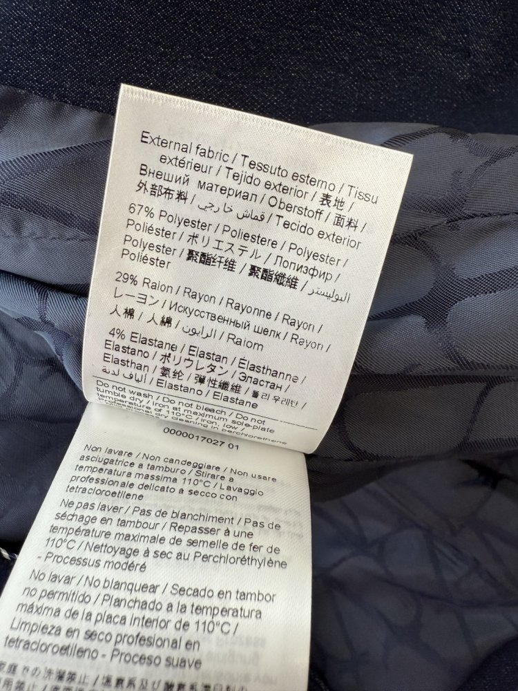 Джинсовый синий блейзер фото 9