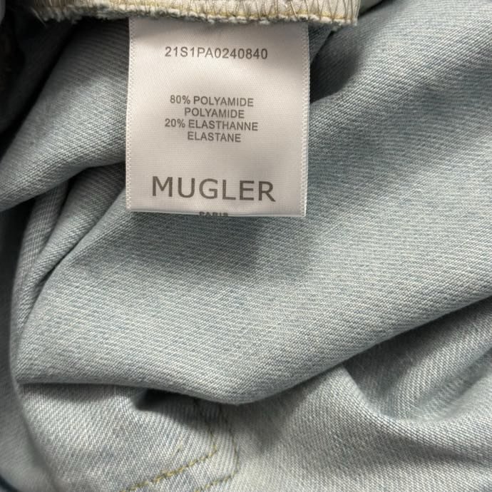 Джинси з високою талією, облягаючі, з зав'язками ззаду фото 9