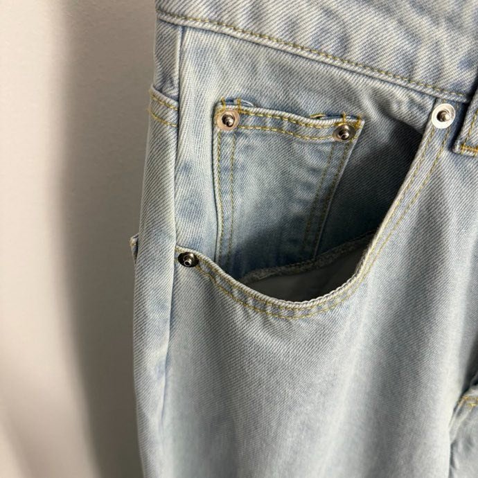 Джинсы с высокой талией фото 4