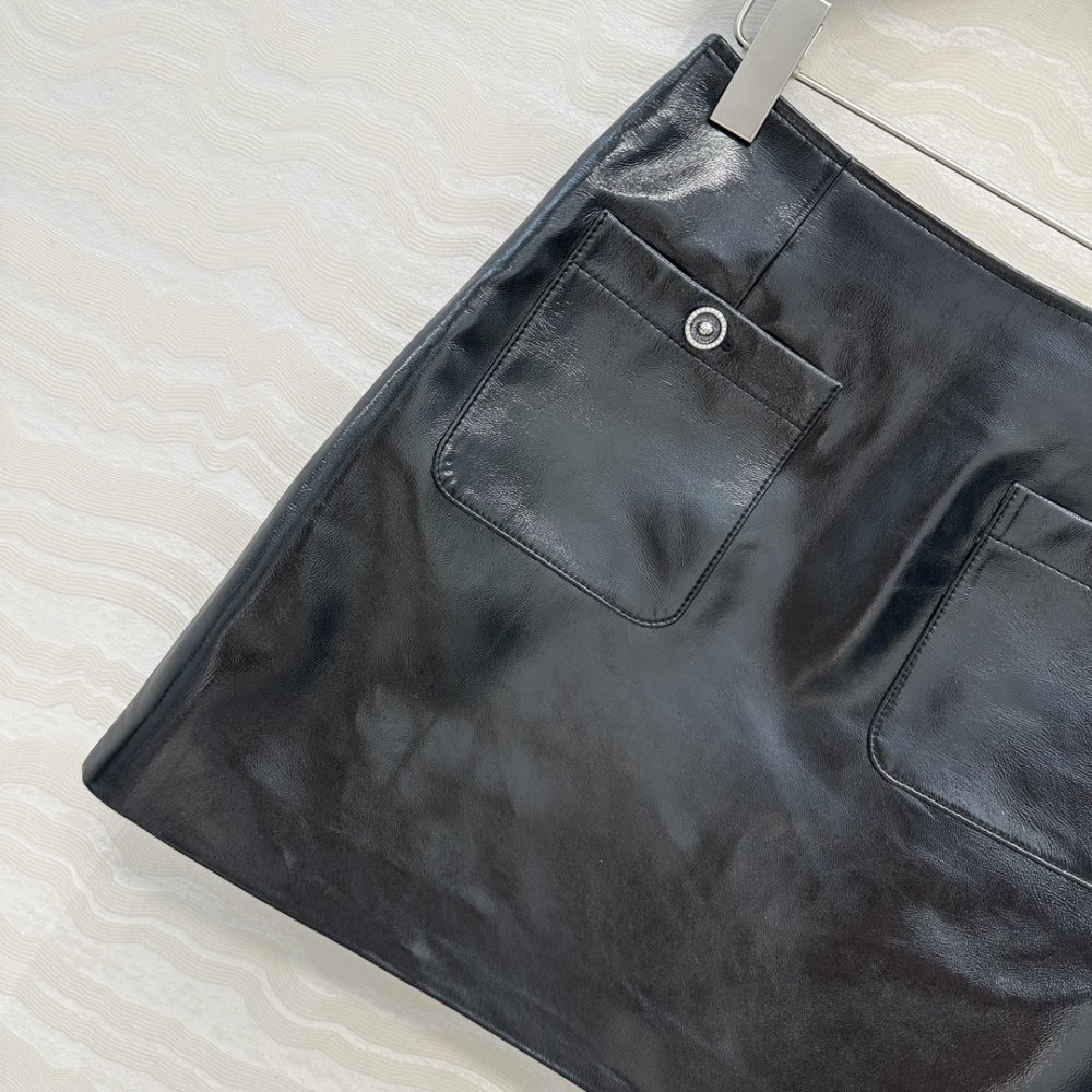 Skirt leather фото 4