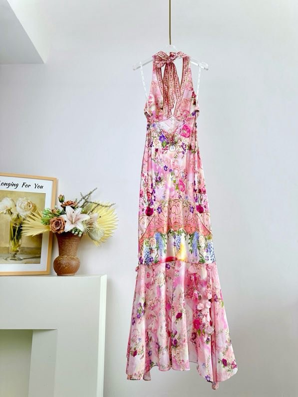 Платье CAMILLA с открытой спиной и оборками фото 2