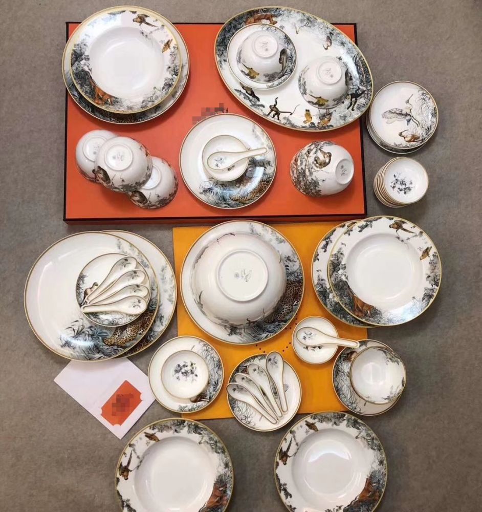 Набор посуды Equator Jungle Series из фарфора, 53 элемента фото 1