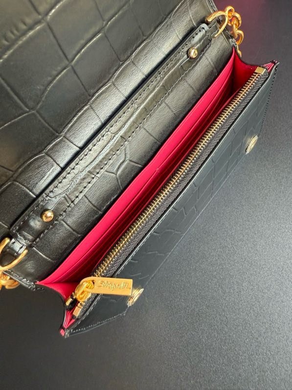 Клатч кожаный женский 19 см фото 4