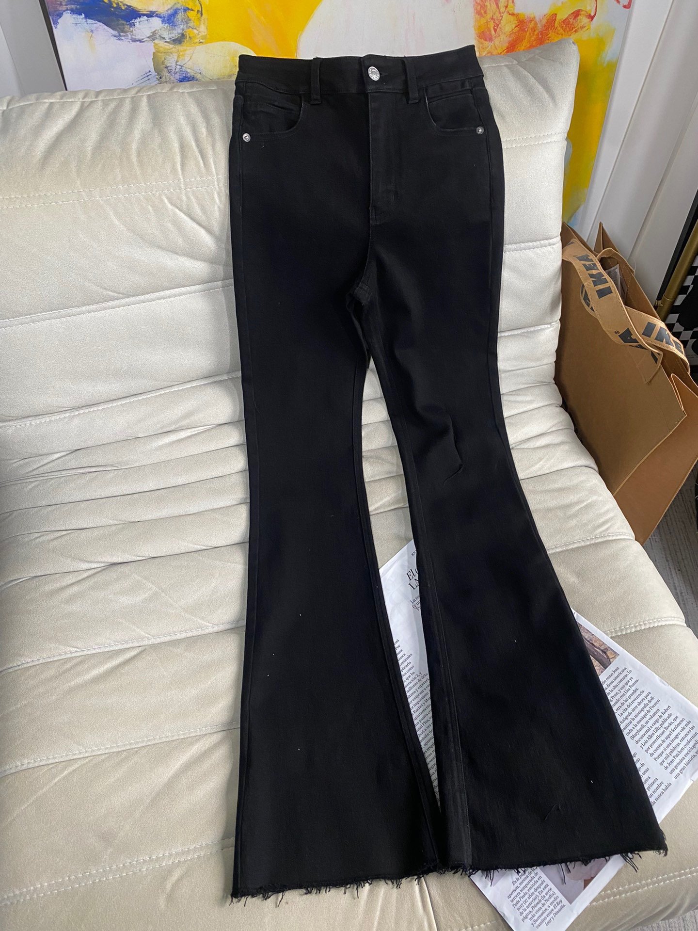 Fitting elastic universal narrow jeans