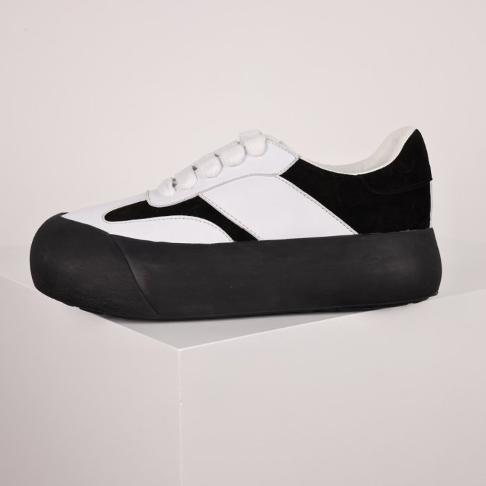 Sneakers Maison Margiela Panelled Platform Low Top Sneakers фото 9