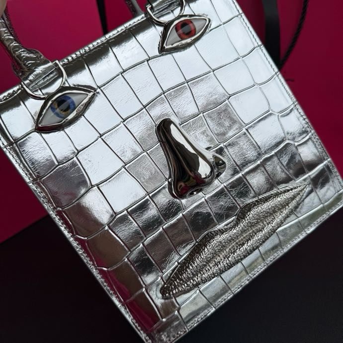 A bag leather women's 20 cm фото 6