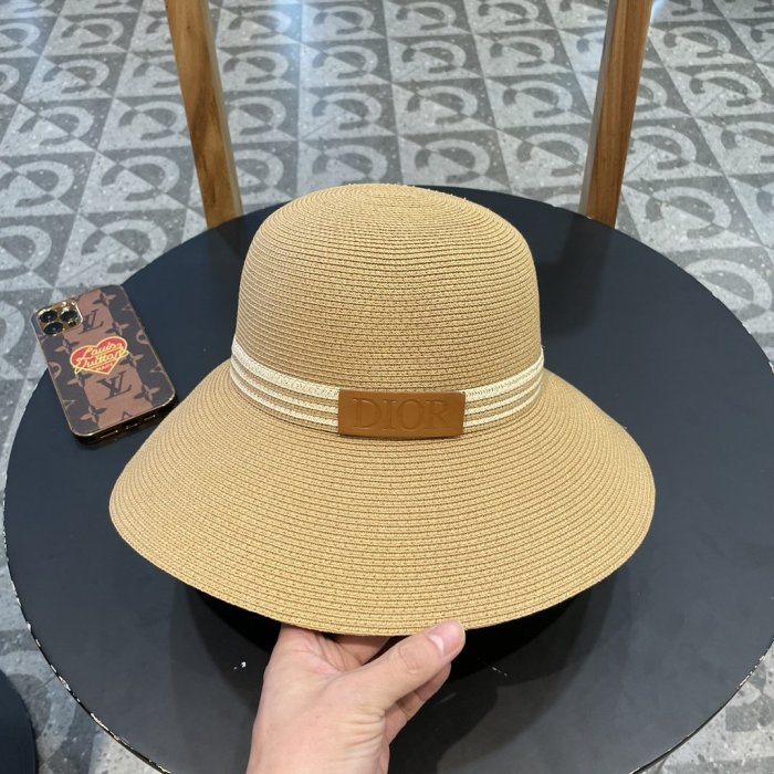 Hat women's wicker