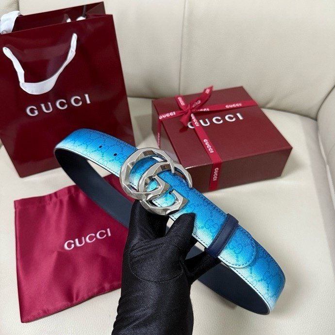 Belt leather 40 mm фото 3