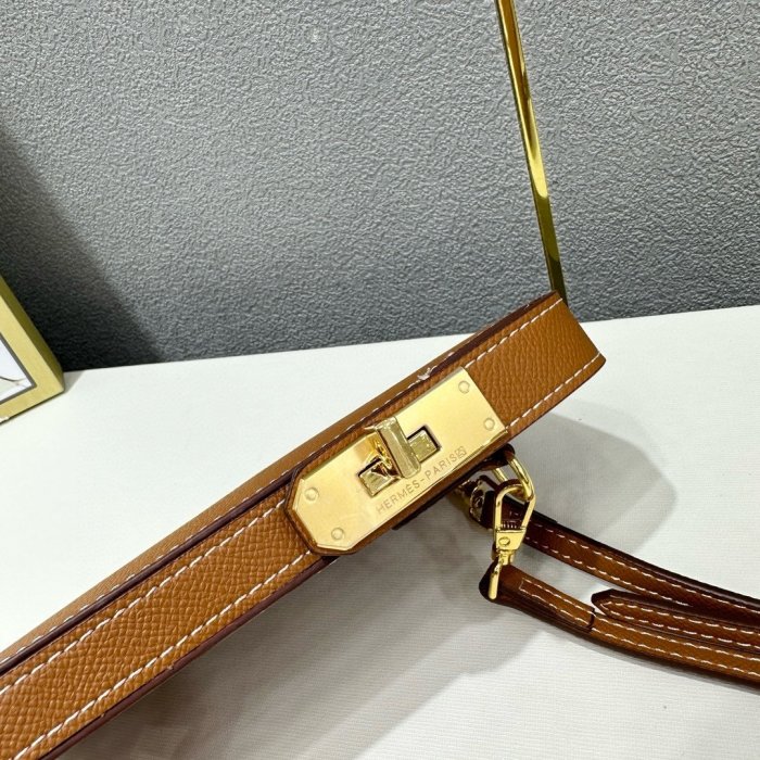 Кожаный чехол для телефона Hermes Hac a Box 17x10 см фото 3