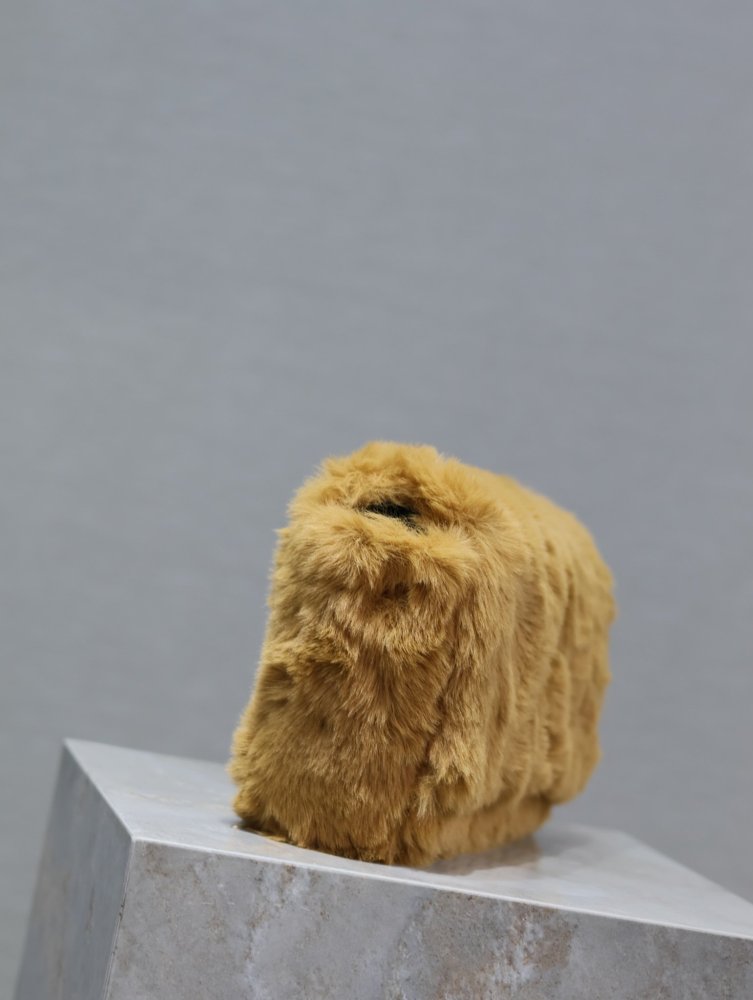 A bag Kate 22 cm of natural fur a rabbit фото 5
