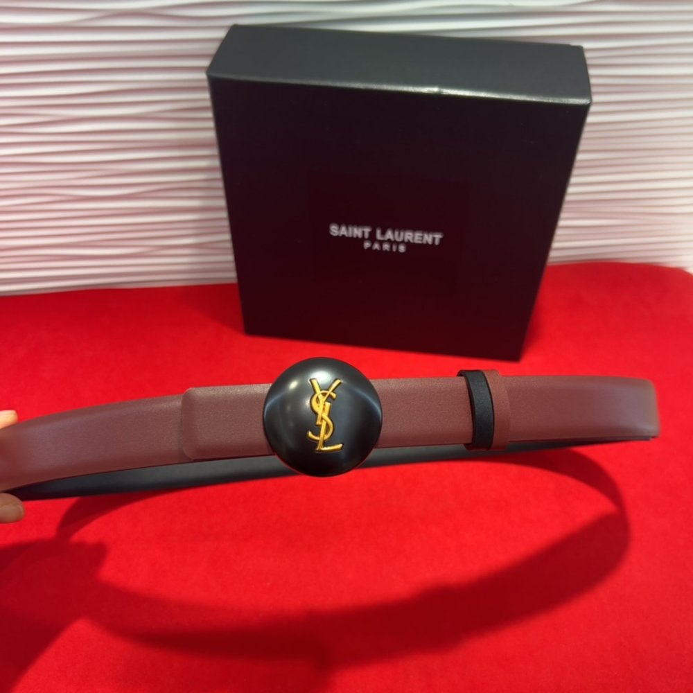 Belt leather 25 mm фото 3