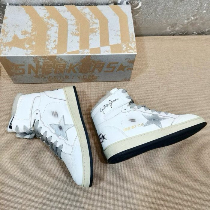 Кроссовки Golden Goose Super Star на меху фото 3