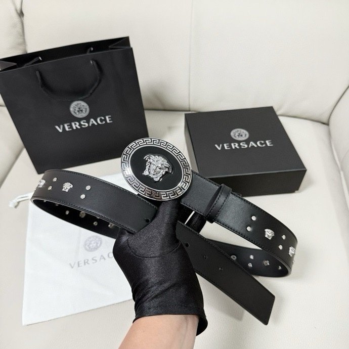 Belt leather 40 mm фото 6