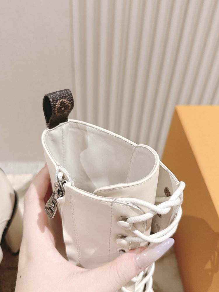 Кожаные ботильоны с открытым носком фото 6